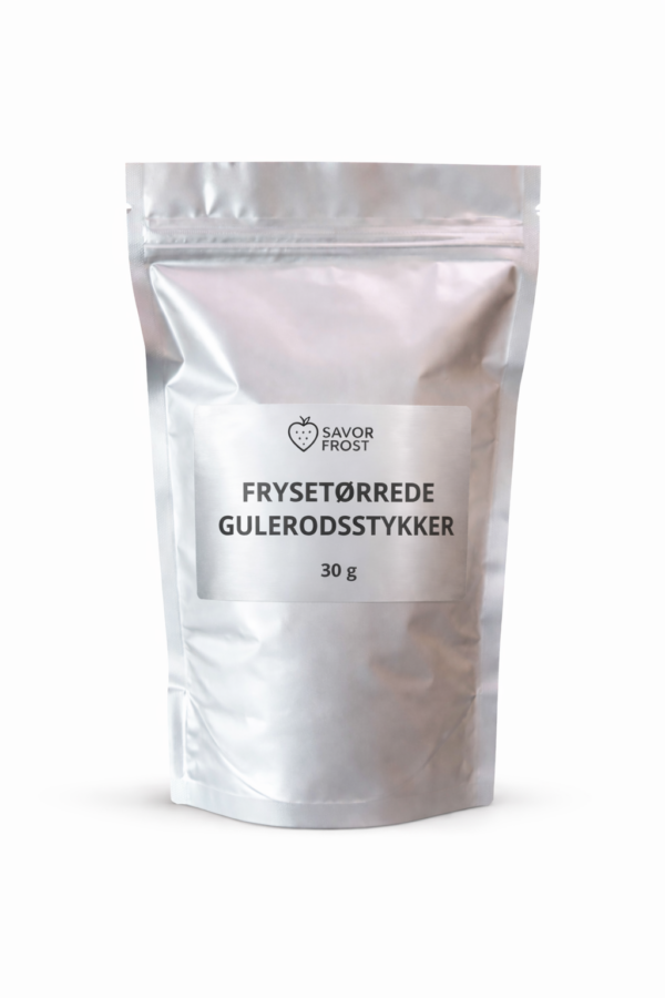 Frysetørrede gulerodsstykker – 30 g