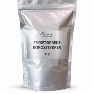 Frysetørrede kokosstykker – 30 g