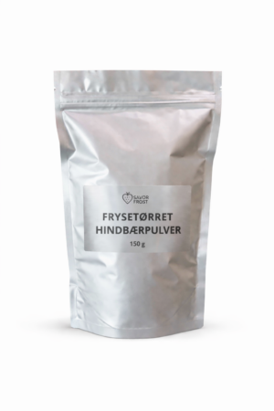 Frysetørret hindbærpulver – 150 g