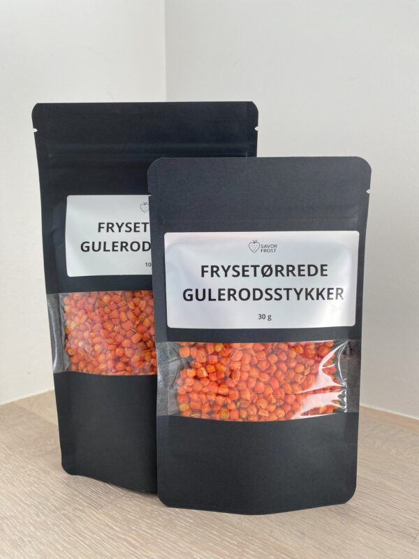 IMG_8276 Frysetørrede gulerodsstykker – 100 g
