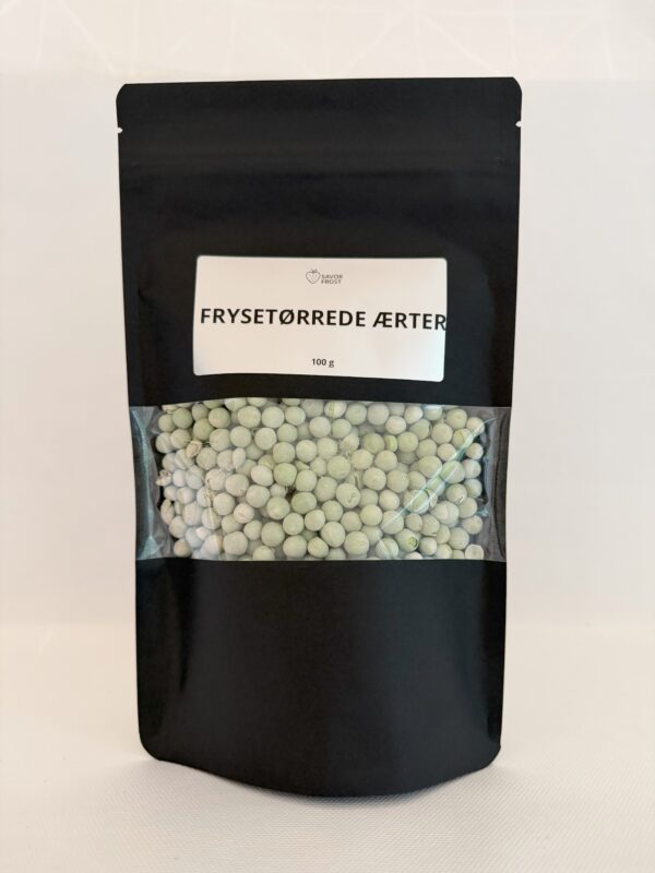 Frysetørrede ærter – 100 g